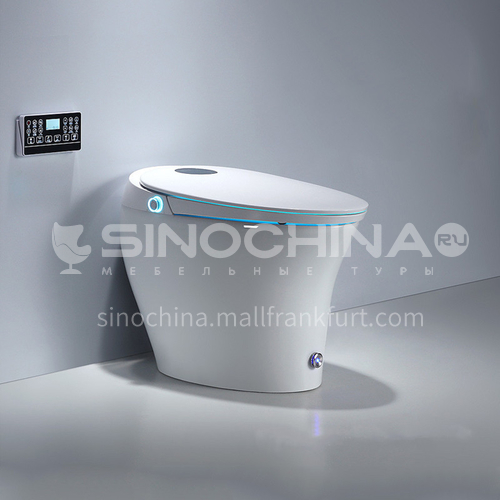 One-button intelligent toilet   integrated automatic LCD display   water tankless toilet